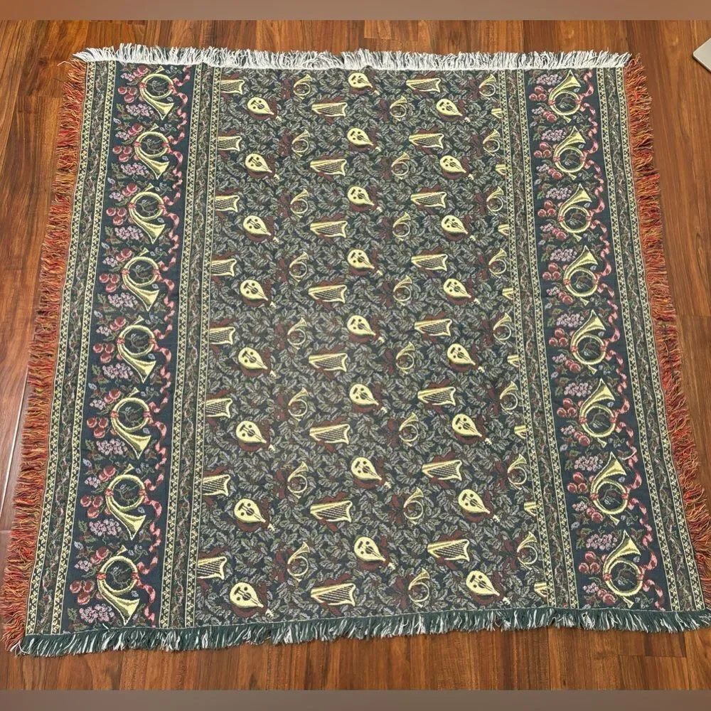 Classical Orchestra Musical Instruments Tapestry Blanket